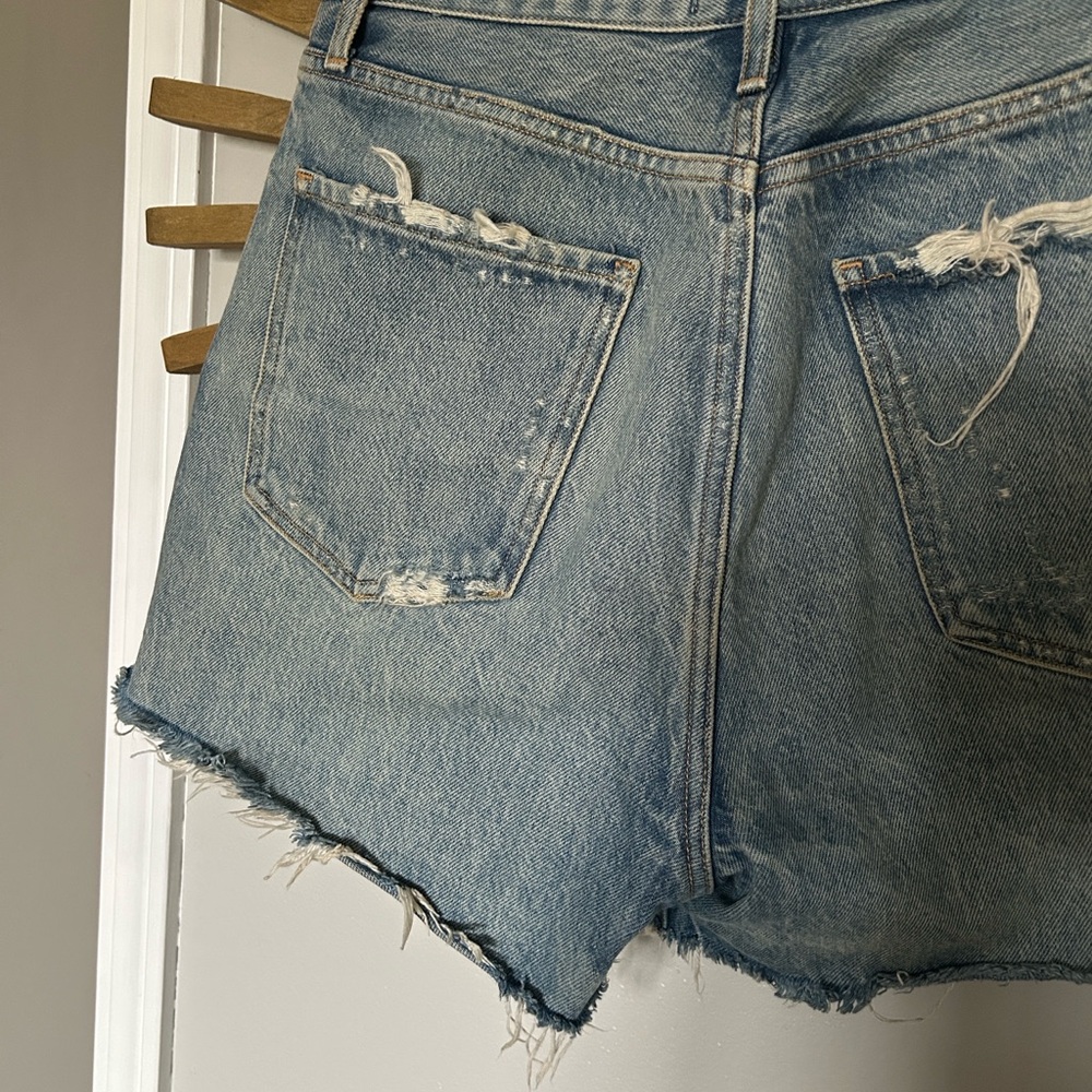 Agolde Dee Ultra High Rise Denim Shorts - Picture 9 of 13